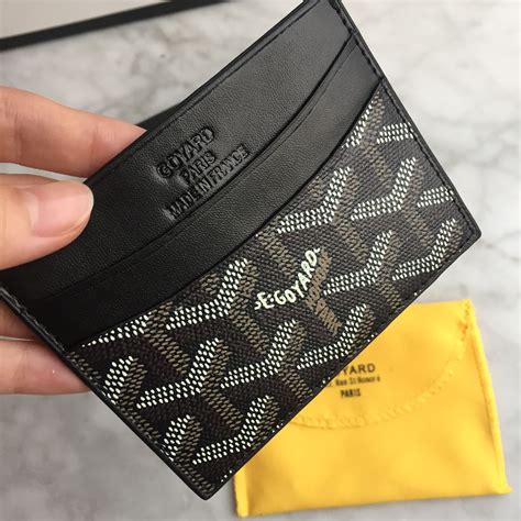 goyard card hold|goyard card holder inside.